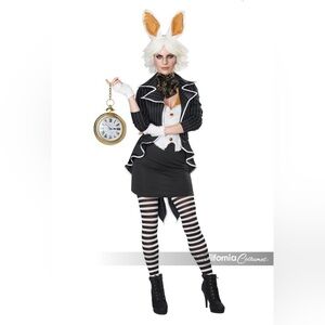 CALIFORNIA COSTUMES - The White Rabbit, Women’s Small (LIKE NEW)